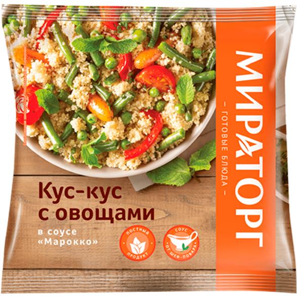"МИРАТОРГ" кус-кус с овощами в соусе марокко "МИРАТОРГ" кус-кус с овощами в соусе марокко